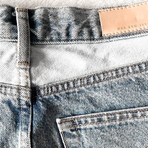 Mango Paneled Dual Denim Skirt - Picture 9 of 11